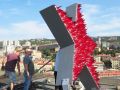 A Fiume è spuntata una stella rossa a cinque punte