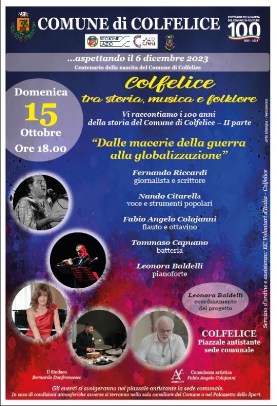 15 ottobre 2023 appuntamento a Colfelice